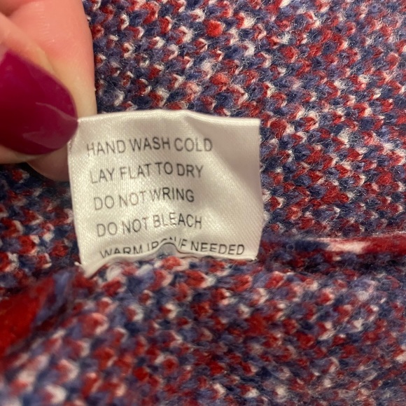 Telluride Snowflake Fairisle Mock Neck Sweater Size Large - Picture 7 of 8